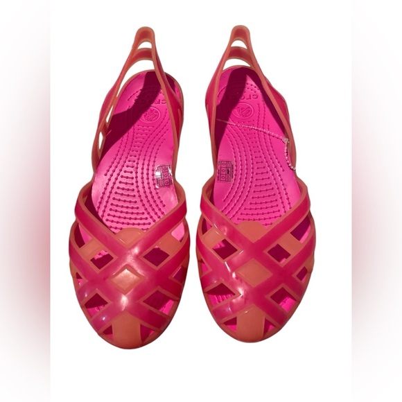 Crocs jelly sandals size J5 - Picture 1 of 4